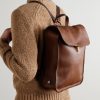 Full-Grain Leather Backpack - OU Full-Grain Leather Backpack - OU