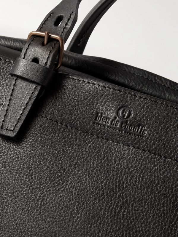 Folder Vegetable-Tanned Textured-Leather Messenger Bag - CU Folder Vegetable-Tanned Textured-Leather Messenger Bag - CU