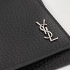 Tiny Cassandre Logo-Appliquéd Full-Grain Leather Bifold Wallet - CU Tiny Cassandre Logo-Appliquéd Full-Grain Leather Bifold Wallet - CU