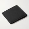 Tiny Cassandre Logo-Appliquéd Full-Grain Leather Billfold Wallet - BK Tiny Cassandre Logo-Appliquéd Full-Grain Leather Billfold Wallet - BK