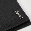 Tiny Cassandre Logo-Appliquéd Full-Grain Leather Billfold Wallet - CU Tiny Cassandre Logo-Appliquéd Full-Grain Leather Billfold Wallet - CU