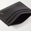 Tiny Cassandre Logo-Appliquéd Full-Grain Leather Cardholder - E1 Tiny Cassandre Logo-Appliquéd Full-Grain Leather Cardholder - E1
