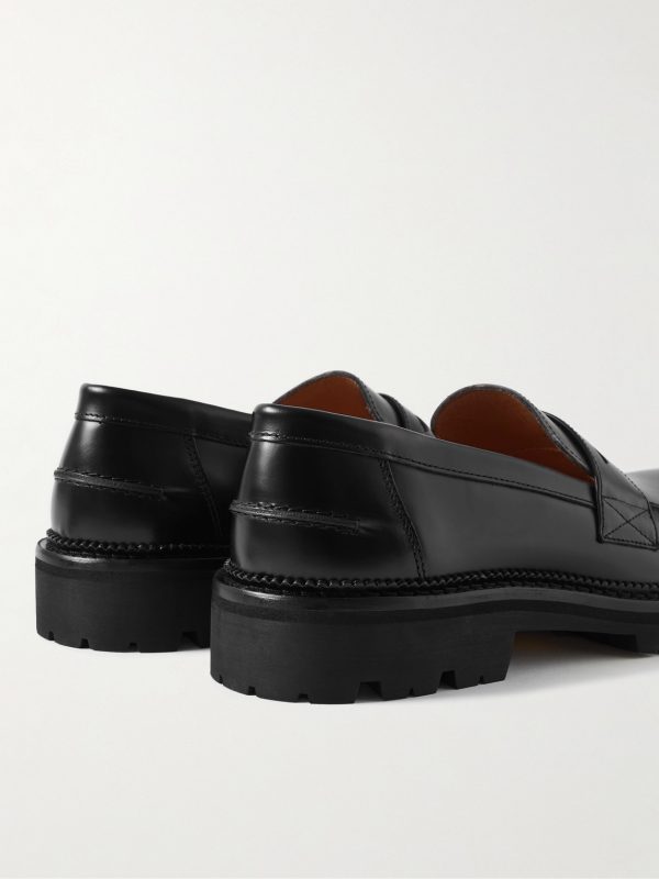 Jacques Leather Penny Loafers - BK Jacques Leather Penny Loafers - BK