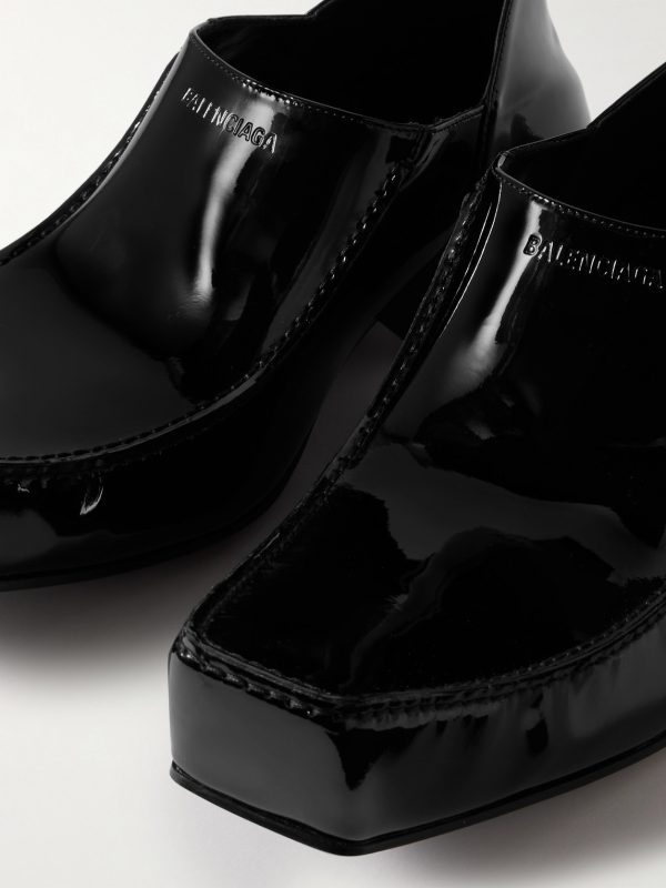 Romeo Collapsible-Heel Patent-Leather Loafers - CU Romeo Collapsible-Heel Patent-Leather Loafers - CU