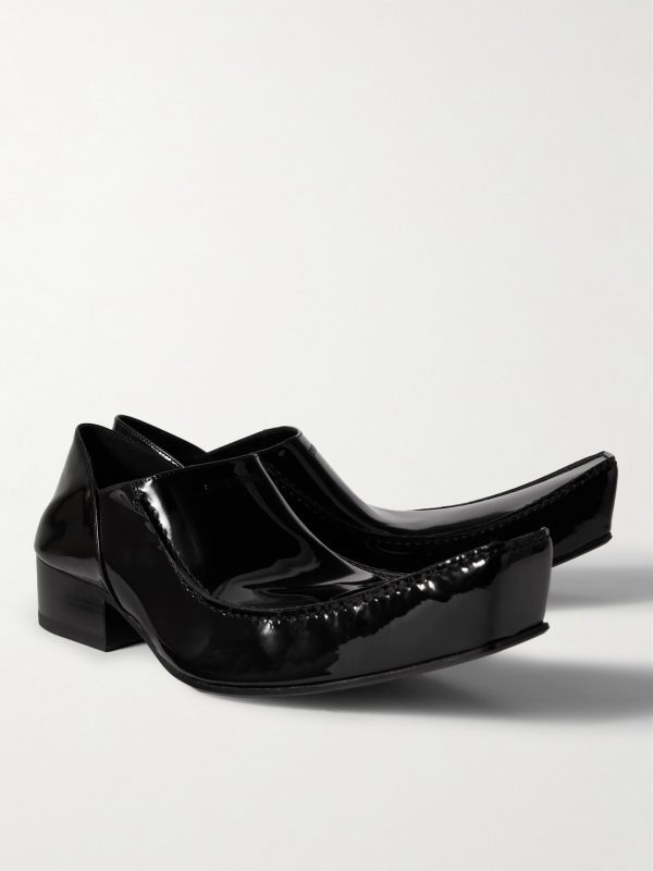 Romeo Collapsible-Heel Patent-Leather Loafers - FR Romeo Collapsible-Heel Patent-Leather Loafers - FR