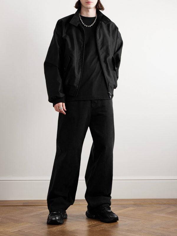 Oversized Cotton-Shell Harrington Jacket - OU