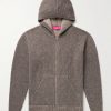 Ribbed Cashmere Zip-Up Hoodie Ribbed Cashmere Zip-Up Hoodie