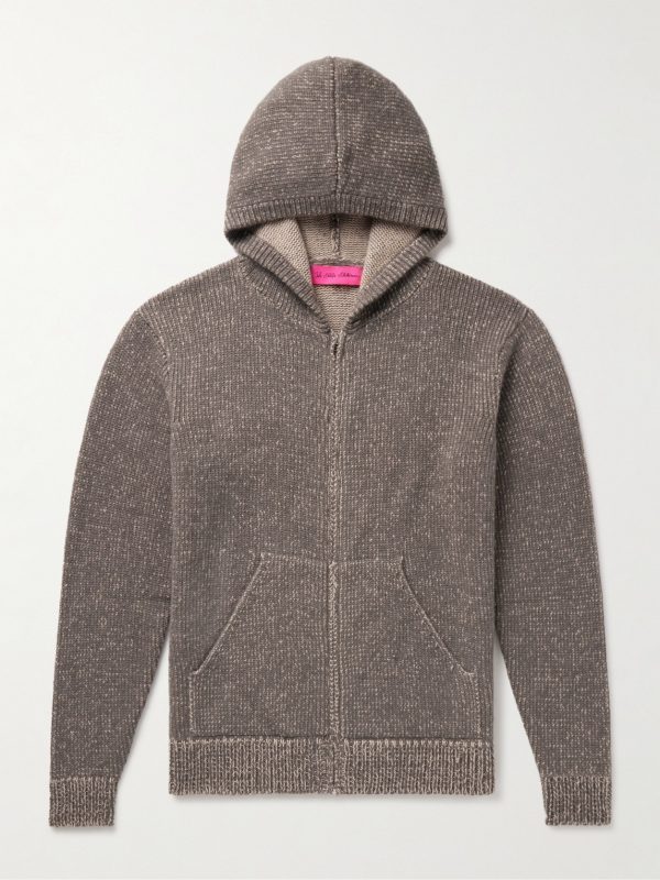 Ribbed Cashmere Zip-Up Hoodie Ribbed Cashmere Zip-Up Hoodie
