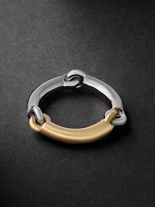 The Solstice 18-Karat White and Yellow Gold Ring - BK The Solstice 18-Karat White and Yellow Gold Ring - BK