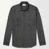 Pinstriped Cotton-Flannel Shirt Pinstriped Cotton-Flannel Shirt