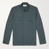 Puppytooth Virgin Wool and Cotton-Blend Overshirt Puppytooth Virgin Wool and Cotton-Blend Overshirt