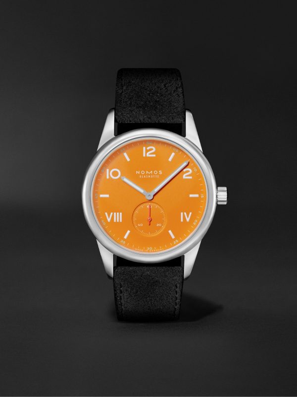 Club Campus Hand-Wound 38mm Stainless Steel and Leather Watch, Ref. No. 729 Club Campus Hand-Wound 38mm Stainless Steel and Leather Watch, Ref. No. 729