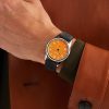Club Campus Hand-Wound 38mm Stainless Steel and Leather Watch, Ref. No. 729 - OU Club Campus Hand-Wound 38mm Stainless Steel and Leather Watch, Ref. No. 729 - OU