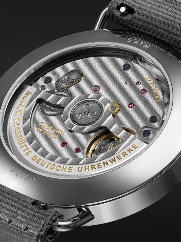 Metro Neomatik 41 Automatic 40.5mm Stainless Steel and Webbing Watch, Ref. No. 1165 - E1