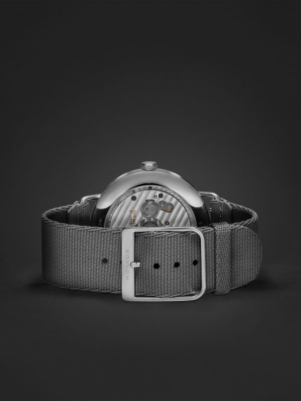 Metro Neomatik 41 Automatic 40.5mm Stainless Steel and Webbing Watch, Ref. No. 1165 - E2