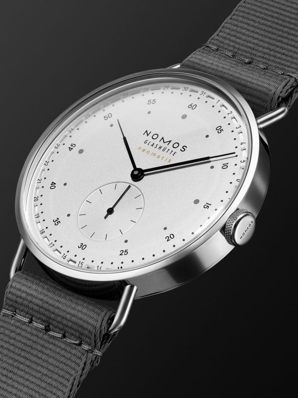 Metro Neomatik 41 Automatic 40.5mm Stainless Steel and Webbing Watch, Ref. No. 1165 - FR