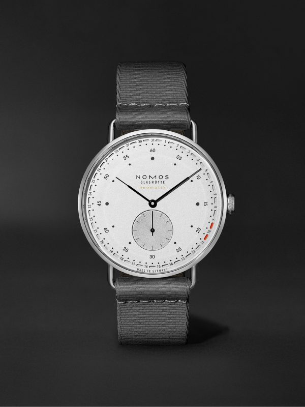 Metro Neomatik 41 Automatic 40.5mm Stainless Steel and Webbing Watch, Ref. No. 1165