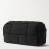 Intrecciato Padded Shell Messenger Bag - BK Intrecciato Padded Shell Messenger Bag - BK