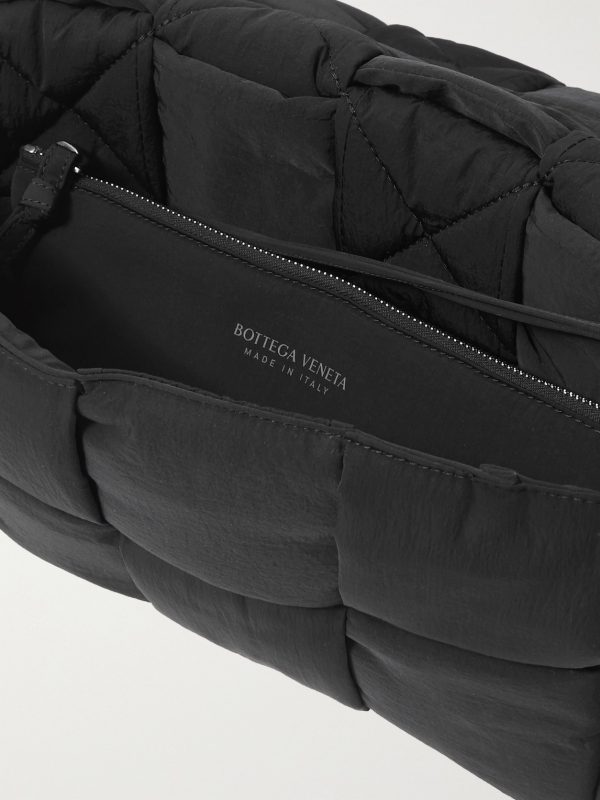 Intrecciato Padded Shell Messenger Bag - E1 Intrecciato Padded Shell Messenger Bag - E1