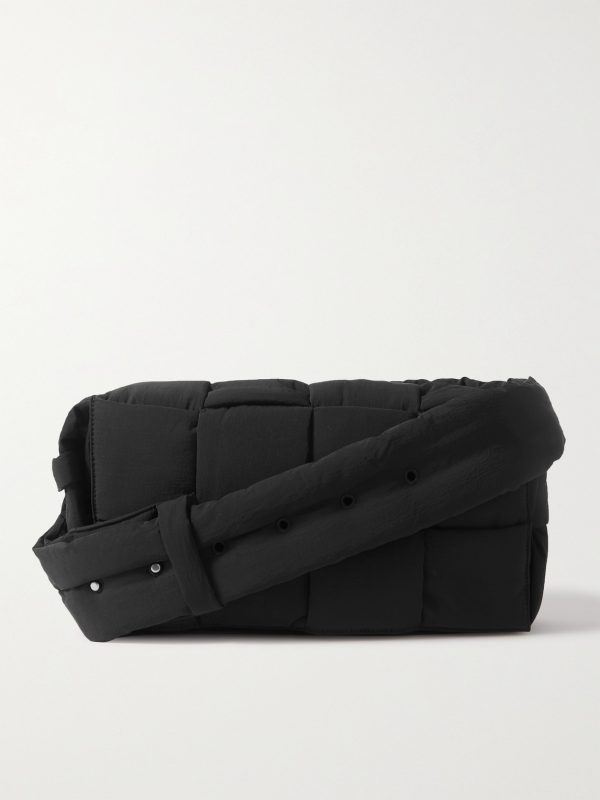 Intrecciato Padded Shell Messenger Bag Intrecciato Padded Shell Messenger Bag