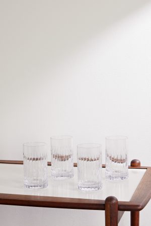 Roebling Set of Four Highball Glasses Roebling Set of Four Highball Glasses