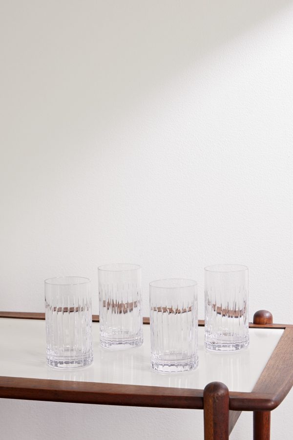 Roebling Set of Four Highball Glasses Roebling Set of Four Highball Glasses