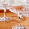 Roebling Set of Four Crystal Champagne Coupes - CU Roebling Set of Four Crystal Champagne Coupes - CU