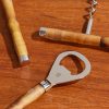 Masen Stainless Steel and Bamboo Bar Set - CU