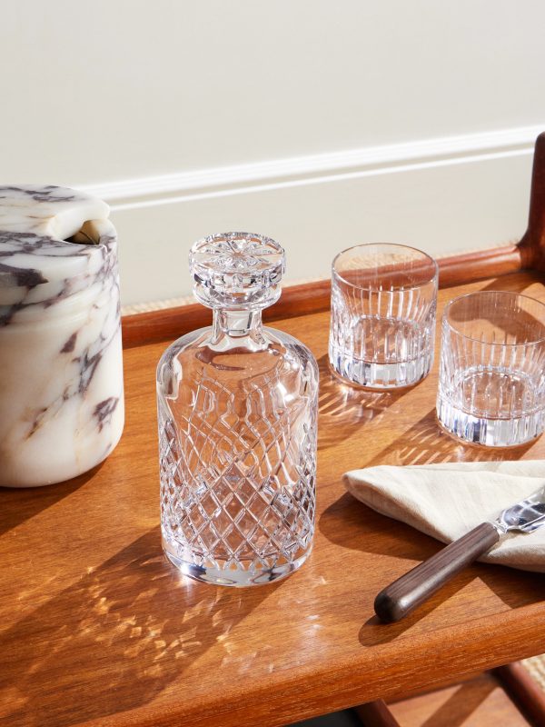 Barwell Cut Crystal Large Decanter - OU Barwell Cut Crystal Large Decanter - OU