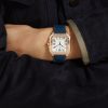 Santos Automatic 39.8mm 18-Karat Rose Gold Interchangeable Alligator and Leather Watch, Ref. No. WGSA0011 - OU2 Santos Automatic 39.8mm 18-Karat Rose Gold Interchangeable Alligator and Leather Watch, Ref. No. WGSA0011 - OU2