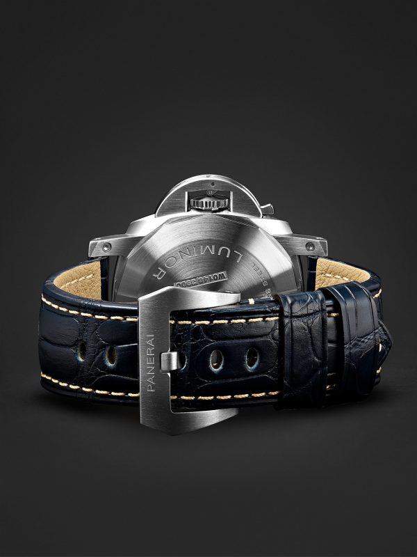 Luminor Marina Automatic 44mm Stainless Steel and Alligator Watch, Ref. No. PAM01313 - E2 Luminor Marina Automatic 44mm Stainless Steel and Alligator Watch, Ref. No. PAM01313 - E2