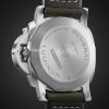 Luminor Marina Automatic 44mm Stainless Steel and Leather Watch, Ref. No. PAM01314 - BK