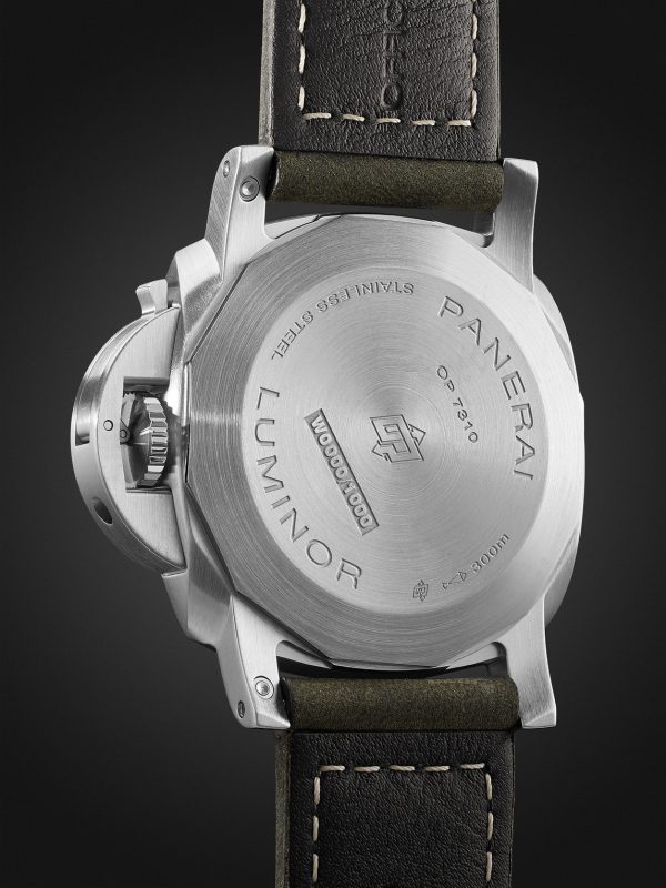 Luminor Marina Automatic 44mm Stainless Steel and Leather Watch, Ref. No. PAM01314 - BK