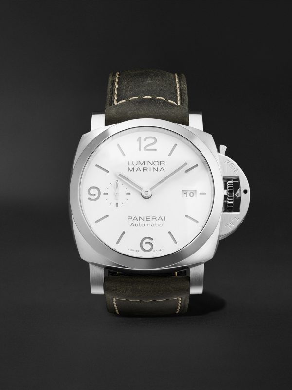 Luminor Marina Automatic 44mm Stainless Steel and Leather Watch, Ref. No. PAM01314