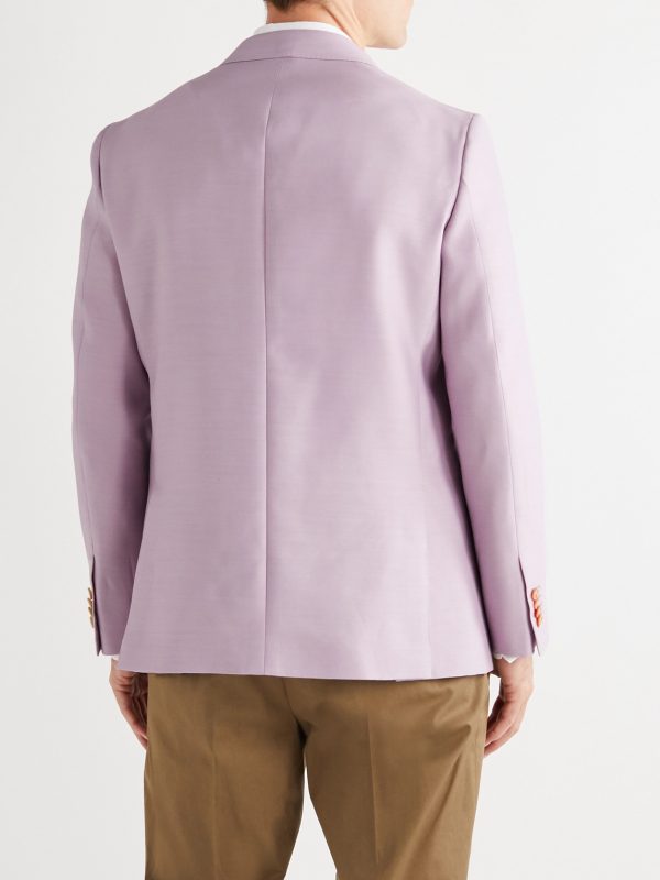 Macbeth Wool and Silk-Blend Blazer - BK Macbeth Wool and Silk-Blend Blazer - BK