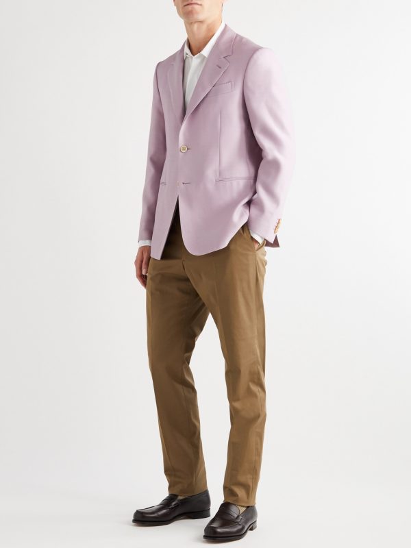 Macbeth Wool and Silk-Blend Blazer - OU Macbeth Wool and Silk-Blend Blazer - OU