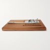 Stainless Steel and Walnut Oyster Set - BK Stainless Steel and Walnut Oyster Set - BK