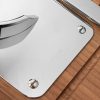 Stainless Steel and Walnut Oyster Set - CU Stainless Steel and Walnut Oyster Set - CU