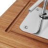 Stainless Steel and Walnut Oyster Set - E1 Stainless Steel and Walnut Oyster Set - E1