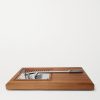 Stainless Steel and Walnut Oyster Set Stainless Steel and Walnut Oyster Set