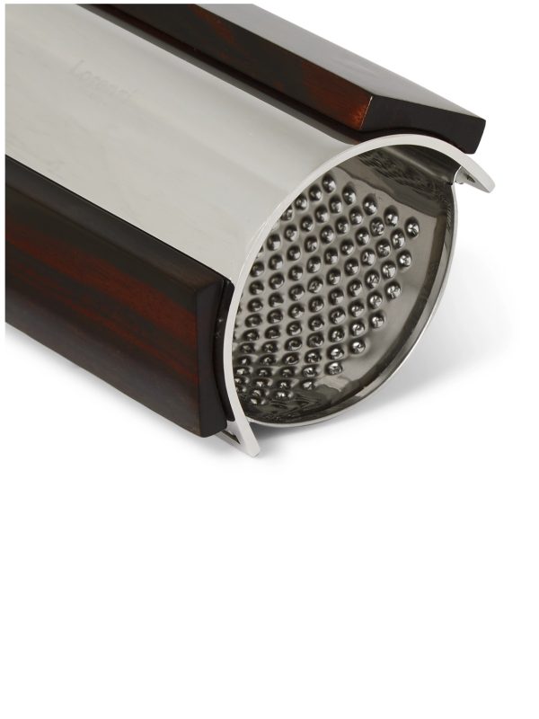 Ebony and Stainless Steel Parmesan Grater - CU Ebony and Stainless Steel Parmesan Grater - CU