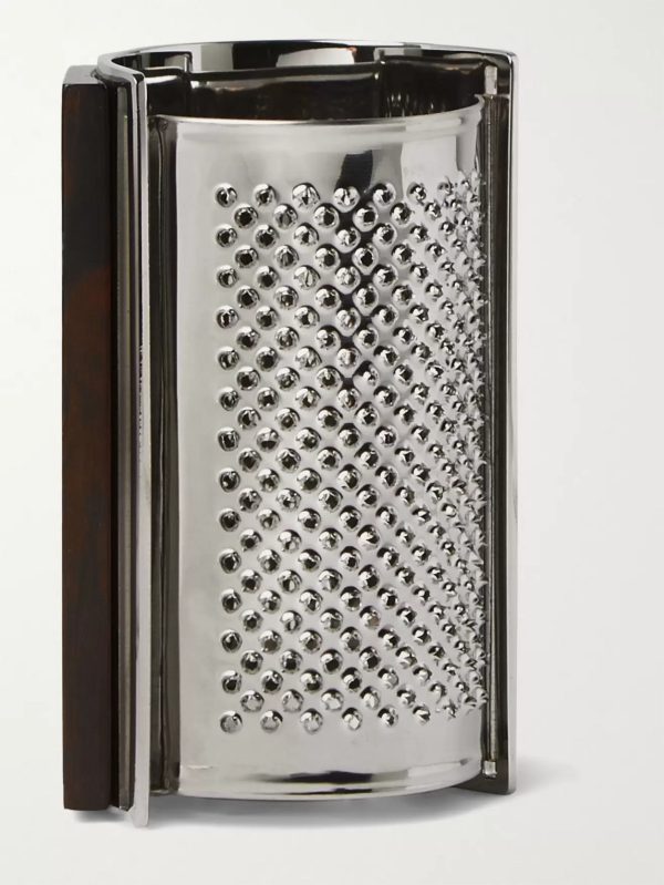 Ebony and Stainless Steel Parmesan Grater - FR Ebony and Stainless Steel Parmesan Grater - FR