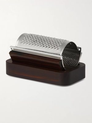 Ebony and Stainless Steel Parmesan Grater