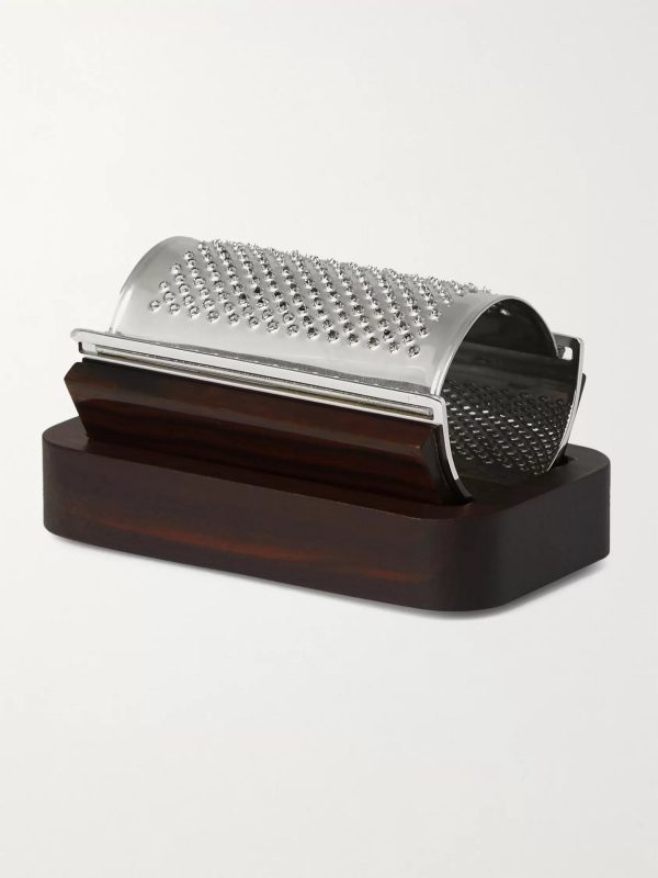 Ebony and Stainless Steel Parmesan Grater Ebony and Stainless Steel Parmesan Grater