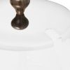 Glass, Stainless Steel and Ebony Ice Bucket - CU Glass, Stainless Steel and Ebony Ice Bucket - CU