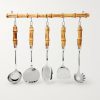 Stainless Steel and Bamboo Cookware Set
