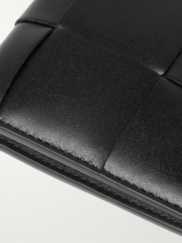 Cassette Intrecciato Leather Billfold Wallet - CU Cassette Intrecciato Leather Billfold Wallet - CU