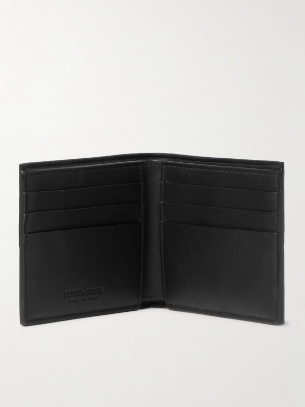 Cassette Intrecciato Leather Billfold Wallet - E1 Cassette Intrecciato Leather Billfold Wallet - E1