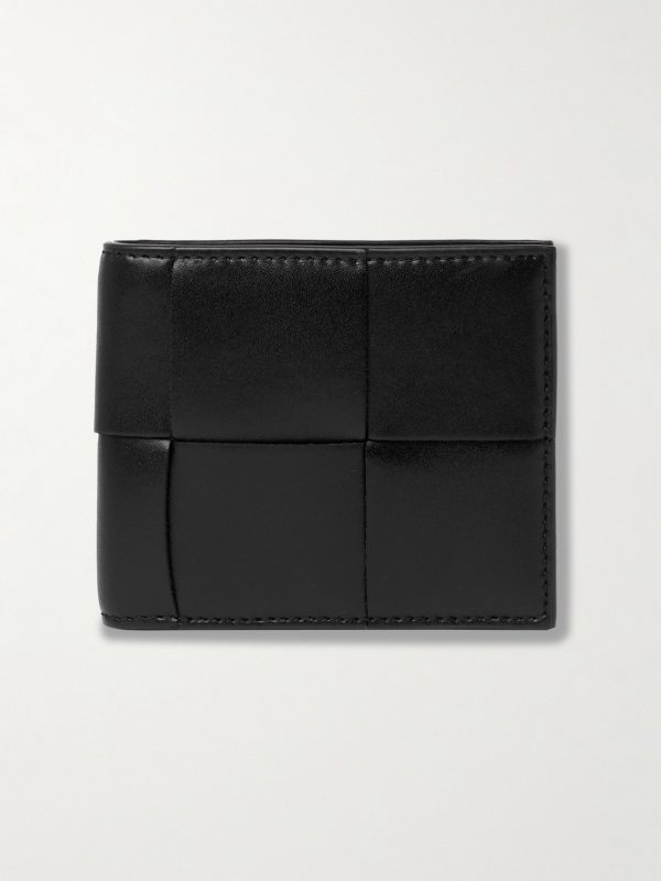 Cassette Intrecciato Leather Billfold Wallet Cassette Intrecciato Leather Billfold Wallet