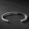 Macri White Gold Cuff - BK